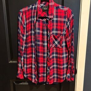 Rails Red and Blue Plaid Button Down Shirt